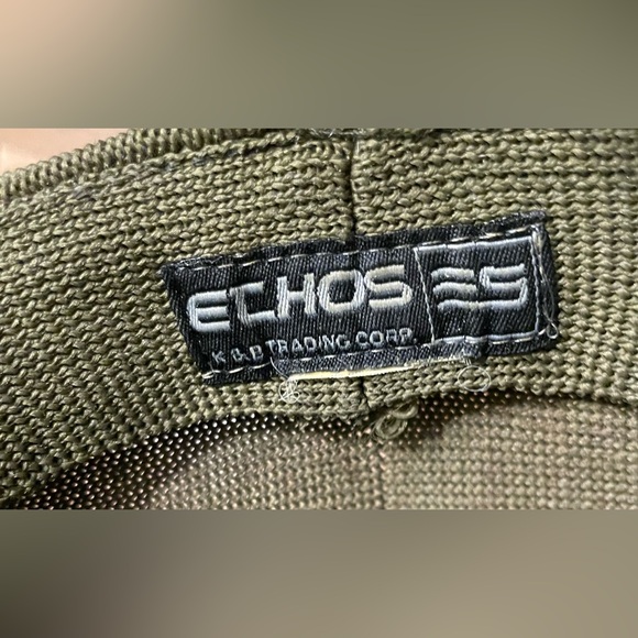 Vintage K&B Echos Green Flat Cap Cabbie Hat - Picture 6 of 6